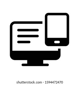 file sharing vector glyph flat icon 