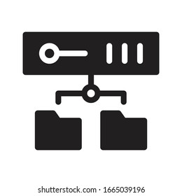 file sharing vector glyph flat icon 