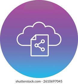 File Sharing vector icon. Can be used for printing, mobile and web applications.
