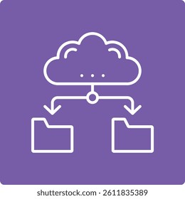 File Sharing vector icon. Can be used for printing, mobile and web applications.