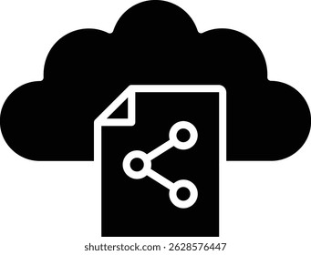 File Sharing vector icon. Can be used for printing, mobile and web applications.