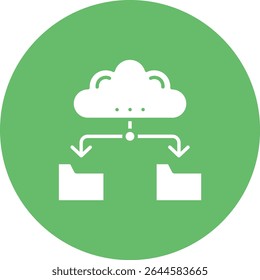File Sharing vector icon. Can be used for printing, mobile and web applications.