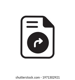 File Sharing Vector Solid Style Icon. Data Storage Symbol EPS 10 File