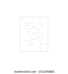 file, sheet, security line icon. Elements of black friday and sales icon. Premium quality graphic design icon. Can be used for web, logo, mobile app, UI, UX