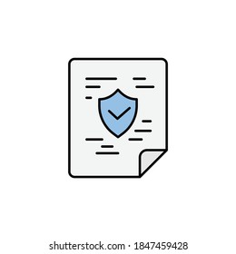 file, sheet, security line icon. Elements of black friday and sales icon. Premium quality graphic design icon. Can be used for web, logo, mobile app, UI, UX on white background
