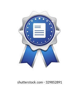 File Sign blue Vector Icon Design