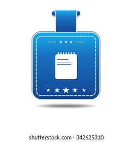 File Sign Blue Vector Icon Design