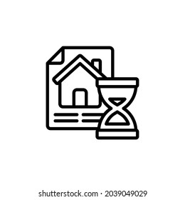 File Silhouette Icon On White Background