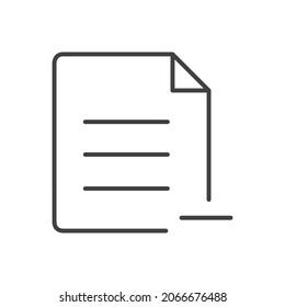 File Simple Stroke Design, Isolated Single File