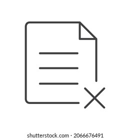 File Simple Stroke Design, Isolated Single File