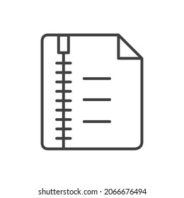 File Simple Stroke Design, Isolated Single File