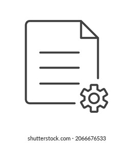 File Simple Stroke Design, Isolated Single File