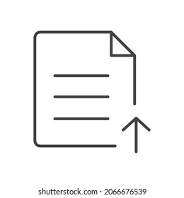 File Simple Stroke Design, Isolated Single File