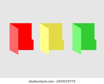 File storage folders on Windows, various colors