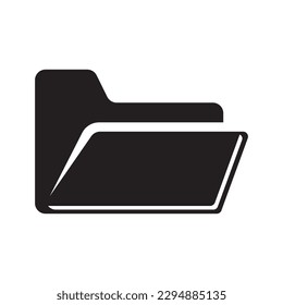 Símbolo de icono de almacenamiento de archivos, plantilla de diseño de ilustración de vector de logotipo