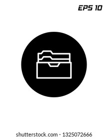 file storage icon , vector