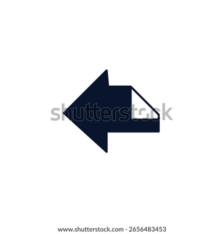 file submit arrow in fill icon