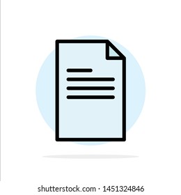 File, Text, Data, Report Abstract Circle Background Flat color Icon