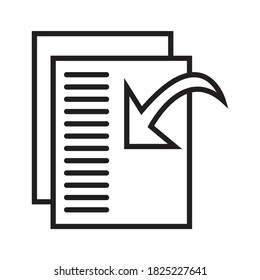 File Text Icon Design Vector
