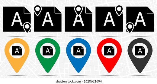 File, text icon. Simple glyph vector of text editor set icons for UI and UX, website or mobile application on white background