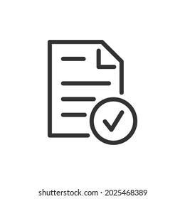 File thin line icon. Symbol in trendy outline style. Premium design for web and apps. Perfect for UI. 