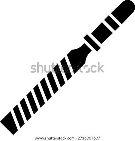 File Tool Icon: Metalworking and Carpentry Equipment