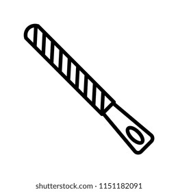 File tool outline vector icon.