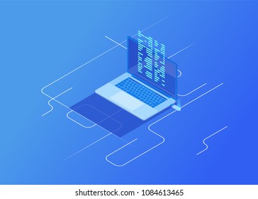 File Transfer From Flash Drive To Laptop. Cloud Storage Data And Synchronization Of Devices. 