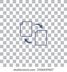 file transfer icon , data connection icon