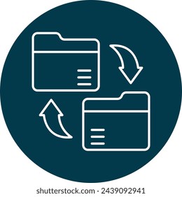 Icono De Transferencia De Archivos Para Uso Personal Y Comercial.