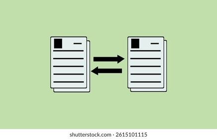 File transfer icon design vector for use.