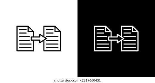 File transfer icon editable graphic bundle
