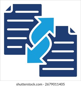 Elemento de icono de transferencia de archivos para diseño
