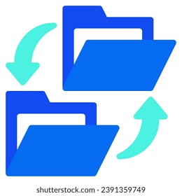 Symbol für Dateiübertragung für uiux, Infografik, Web, App etc.