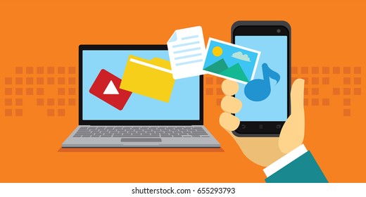 file transfer from smartphone to laptop