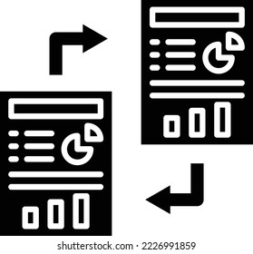 File Transfer vector icon. Can be used for printing, mobile and web applications.