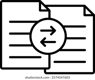 File Transfer vector icon. Can be used for printing, mobile and web applications.