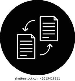 File Transfer vector icon. Can be used for printing, mobile and web applications.