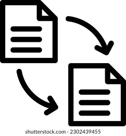 file transfer Vector illustration on a transparent background.Premium quality symbols.Thin line vector icon for concept and graphic design.