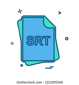 File type icon design vector