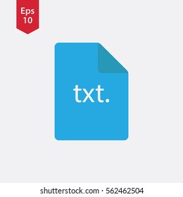File Type Icon. File Extension. Vector Illustration