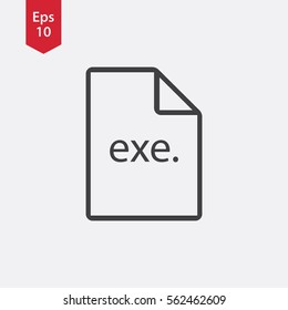 File Type Icon. File Extension. Vector Illustration