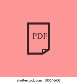 File type icon vector