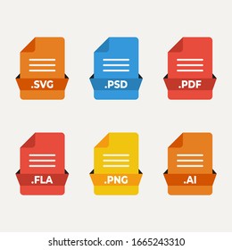 File type icon vector image
