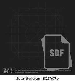 file type icons - Black Creative Background