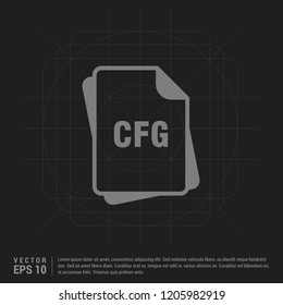 file type icons - Black Creative Background - Free vector icon