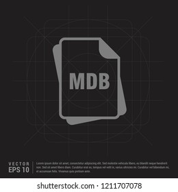 file type icons - Black Creative Background 