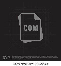 file type icons - Black Creative Background