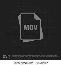 file type icons Black Creative Background