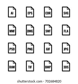 File type icons - Graphics